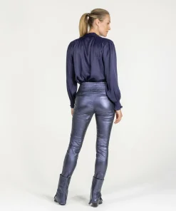 IBANA Asa Metallic Marine Blue- Zwangerschap Stijlen