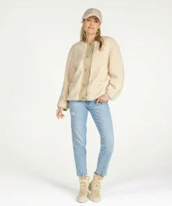 IBANA Cap Faux Fur Creamy White- Zwangerschap Stijlen