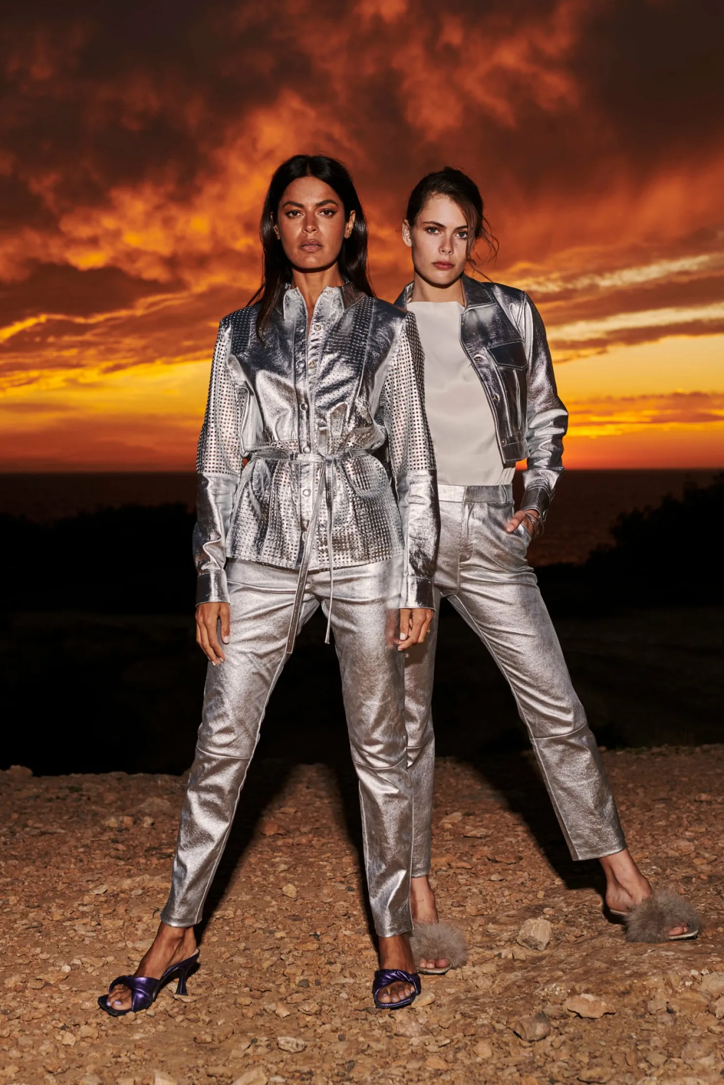 IBANA Colette Metallic Silver- Pre Spring/Summer '24