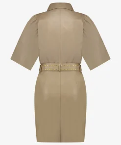 IBANA Daisy Taupe- Mini Jurken