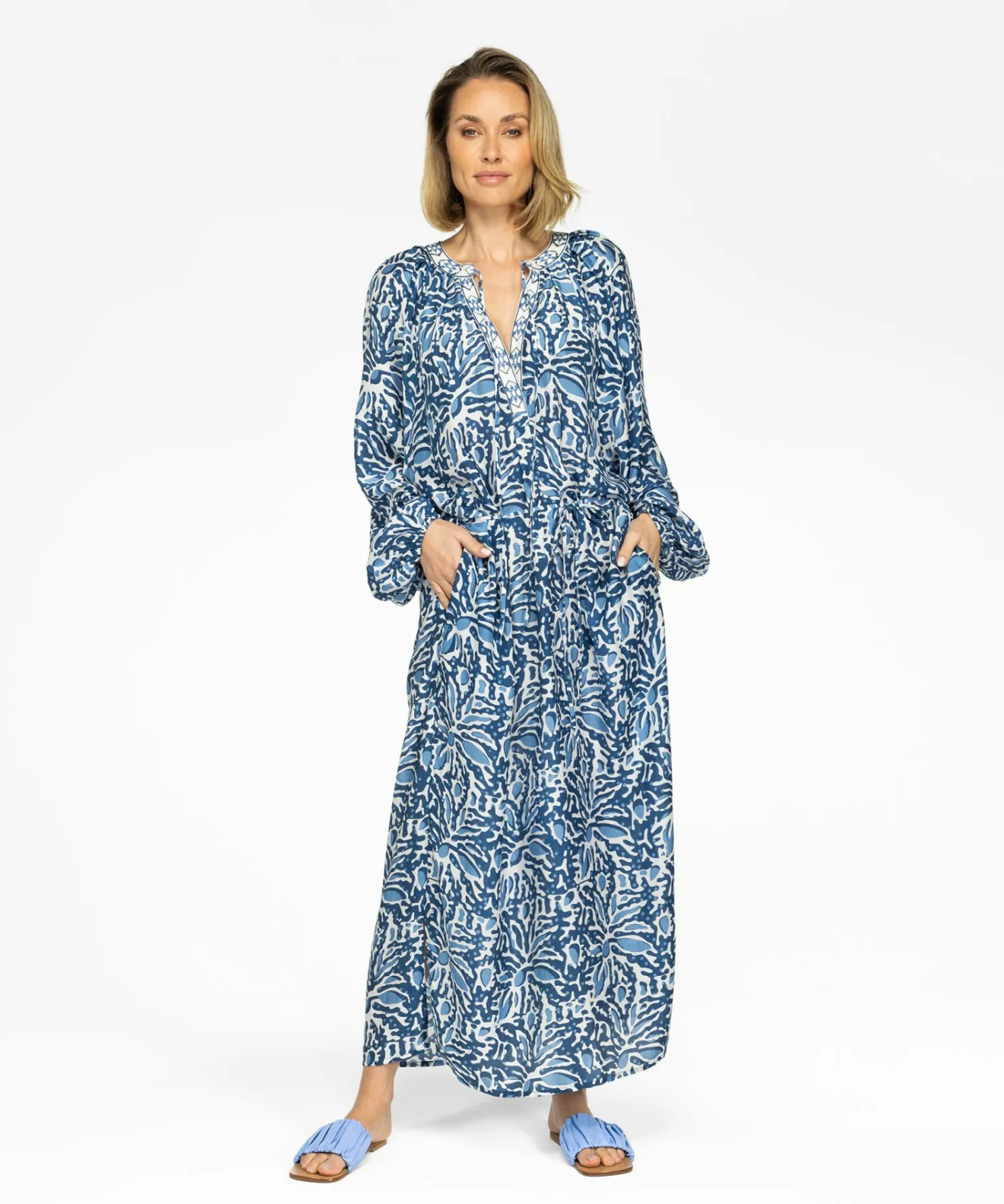 IBANA Darcelle Airy Blue Blossom- Non Leather