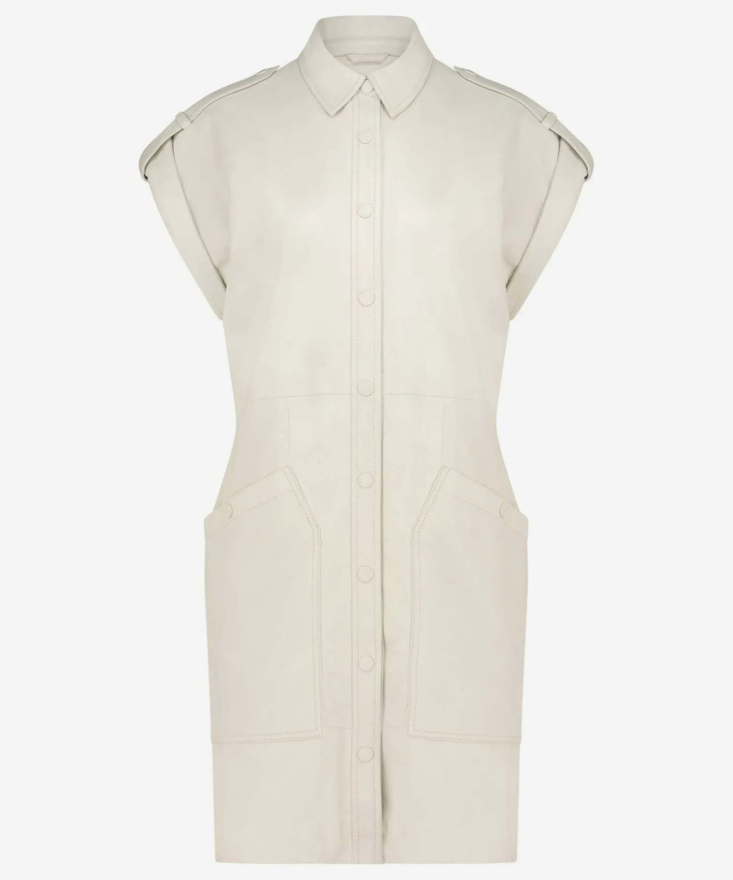 IBANA Dewi Antique White- Midi Jurken