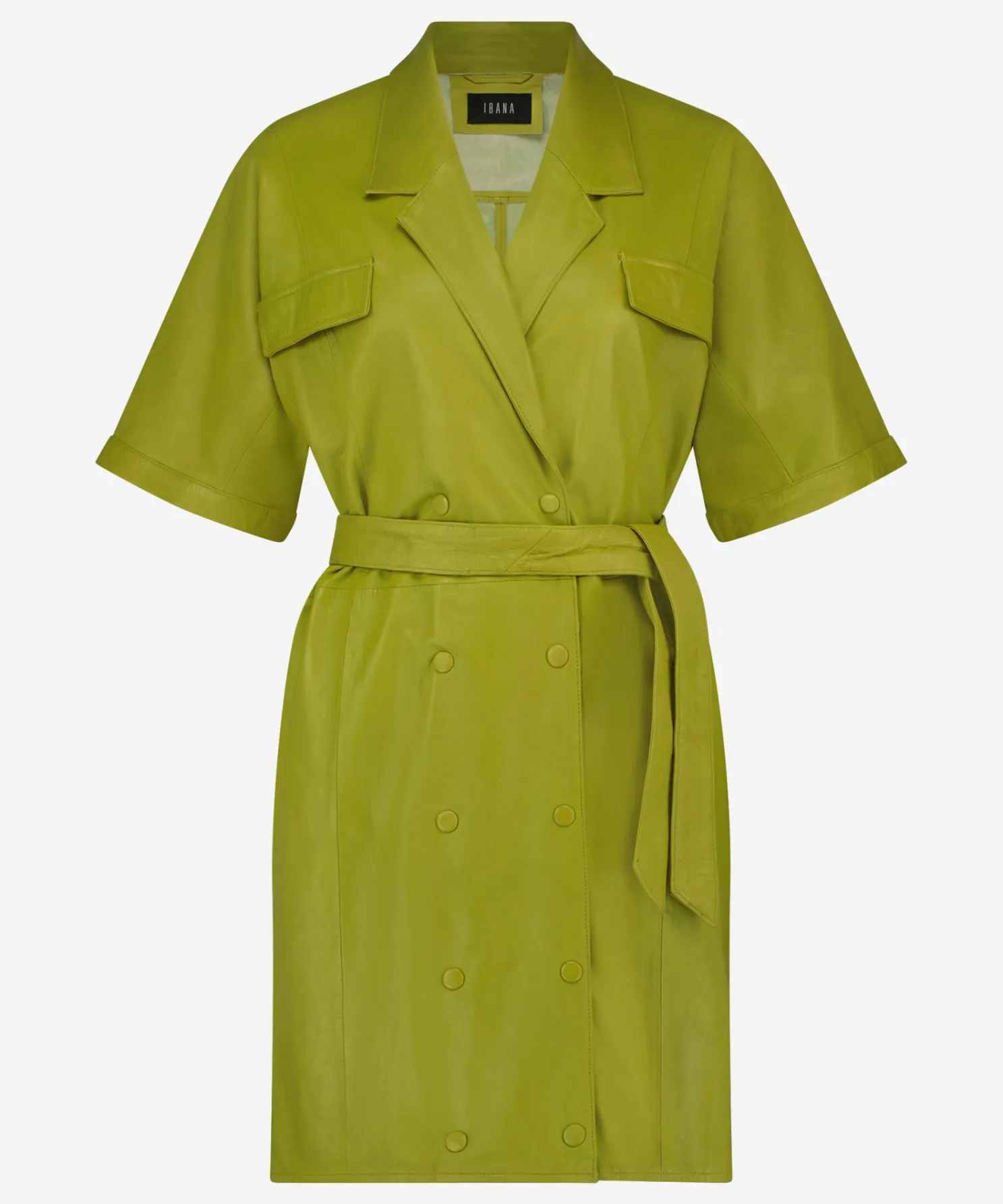 IBANA Do Sweet Apple Green- Midi Jurken
