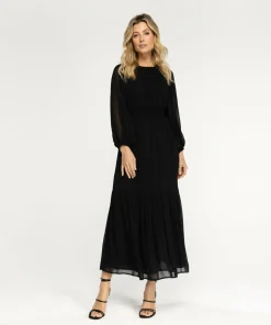 IBANA Donatella Black- Maxi Jurken
