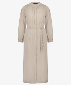 IBANA Donte Almond White- Midi Jurken