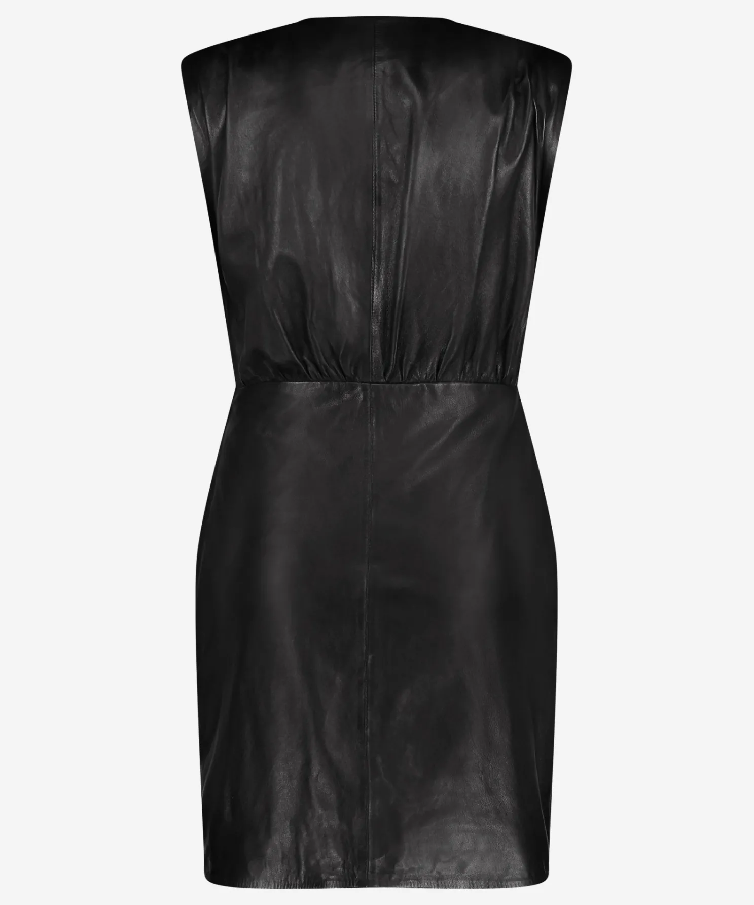 IBANA Dove Black- Leren Jurken