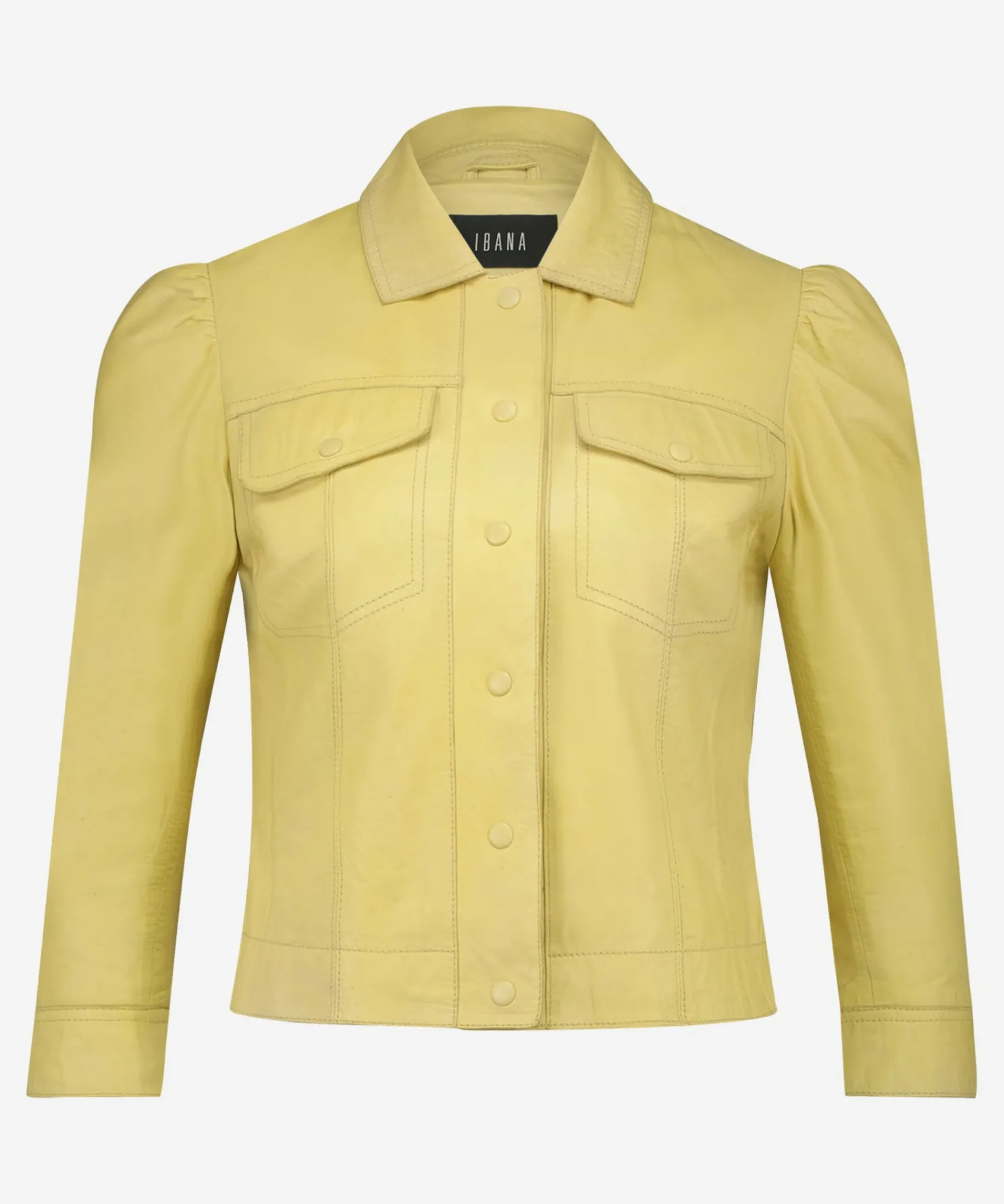 IBANA Joan Buttery Yellow- Leren Jassen