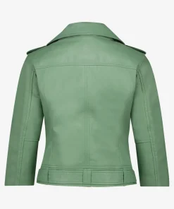 IBANA Kate Moss Jade Green- Leren Jassen