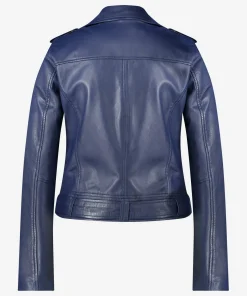 IBANA Moss Marine Blue- Leren Jassen