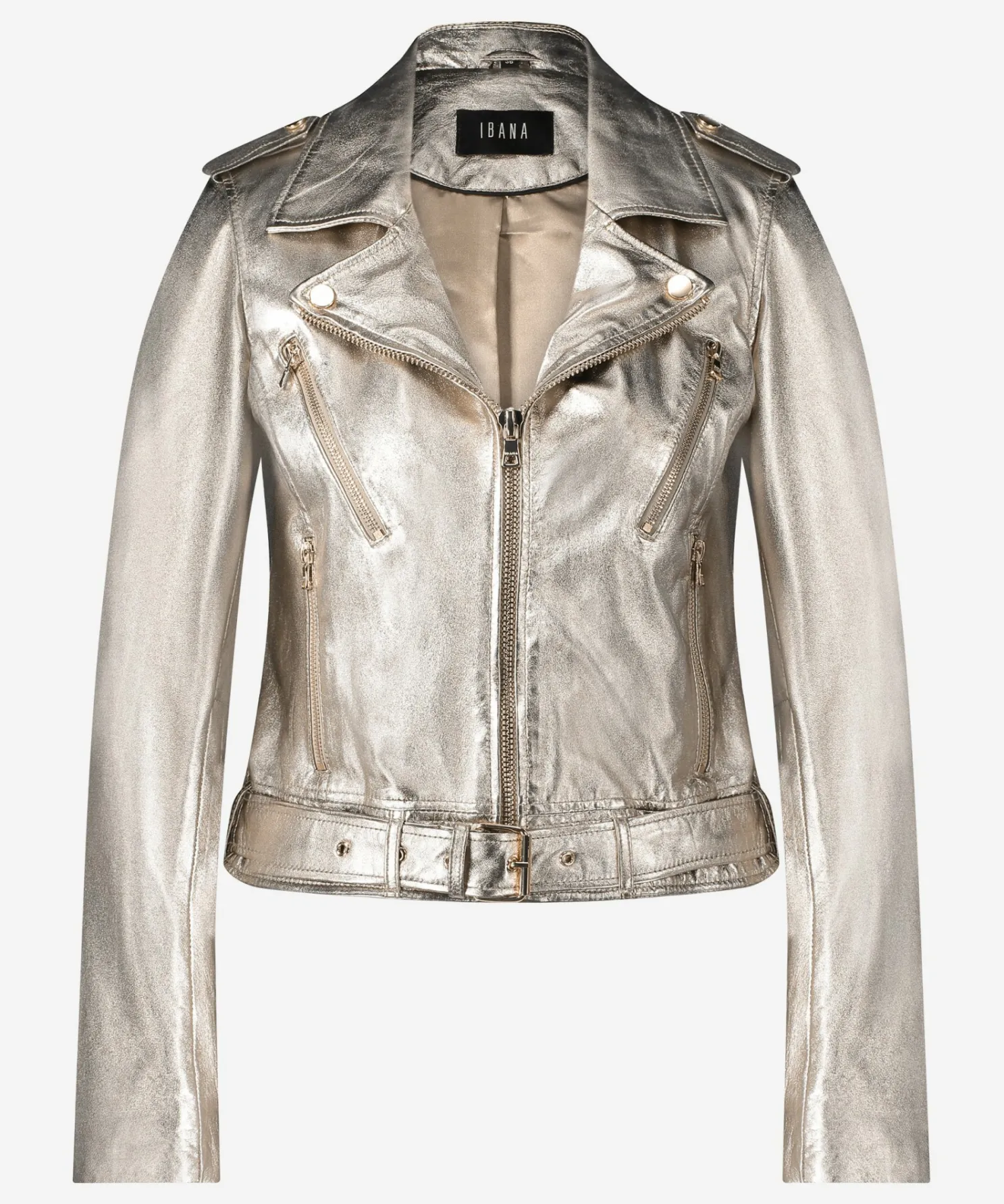 IBANA Moss Metallic Stone- Leren Jassen