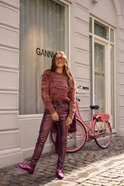IBANA Paulina Metallic Dusty Rose- High Waist