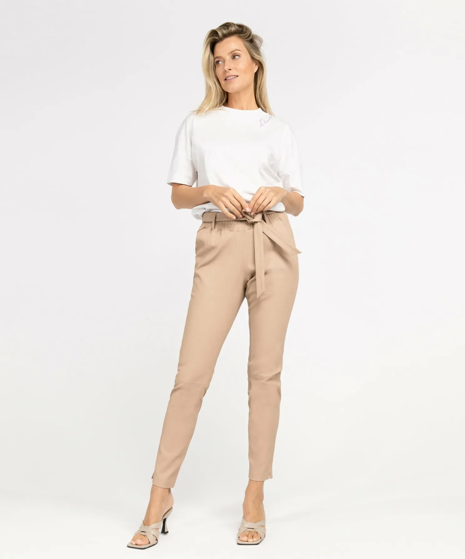 IBANA Peike Vanilla- Pantalons