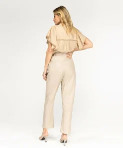 IBANA Pelin Almond White- Pantalons