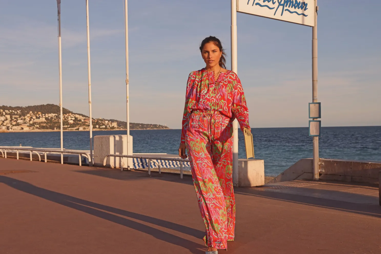 IBANA Plume Print- Pantalons