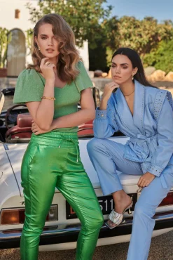 IBANA Poggy Metallic Snake Green- Spring/Summer '24