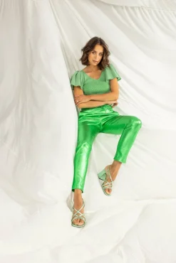 IBANA Poggy Metallic Snake Green- Spring/Summer '24