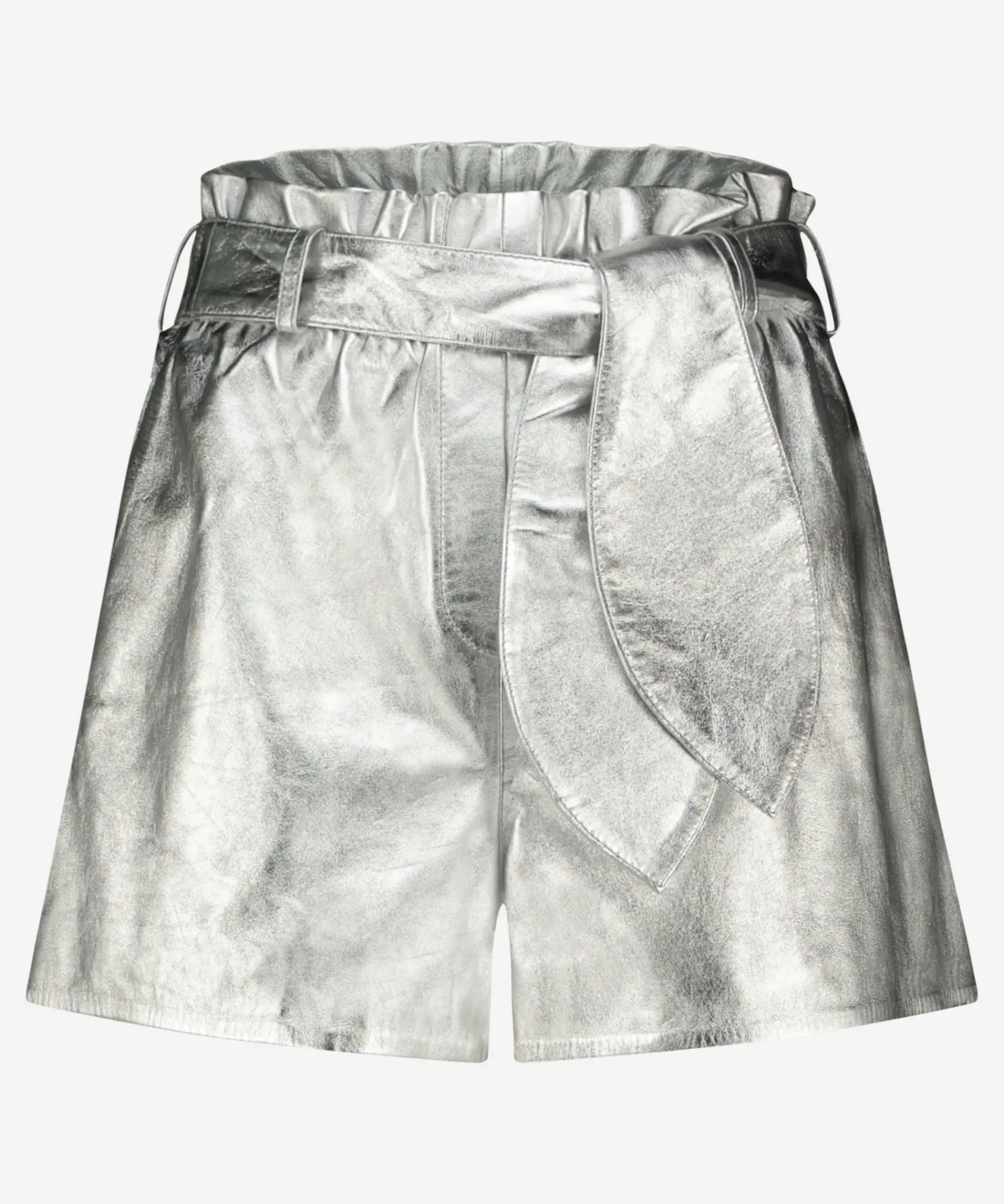 IBANA Sasha Metallic Silver- Mini Shorts & Rokken