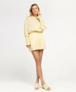 IBANA Soleil Buttery Yellow- Mini Shorts & Rokken