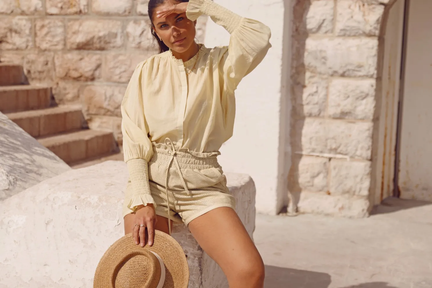 IBANA Soleil Buttery Yellow- Mini Shorts & Rokken