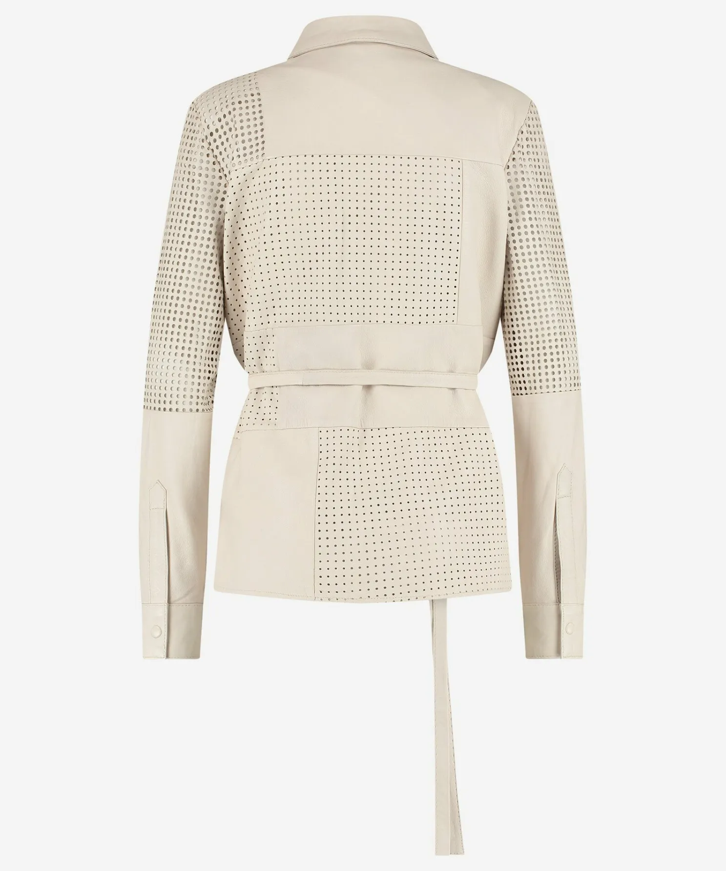 IBANA Tanou Antique White- Leren Tops & Blouses
