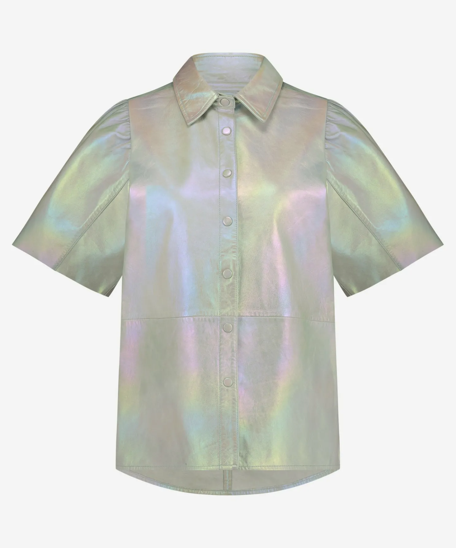 IBANA Tasha Metallic Jade Green- Blouses