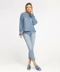 IBANA Theli River Blue- Blouses