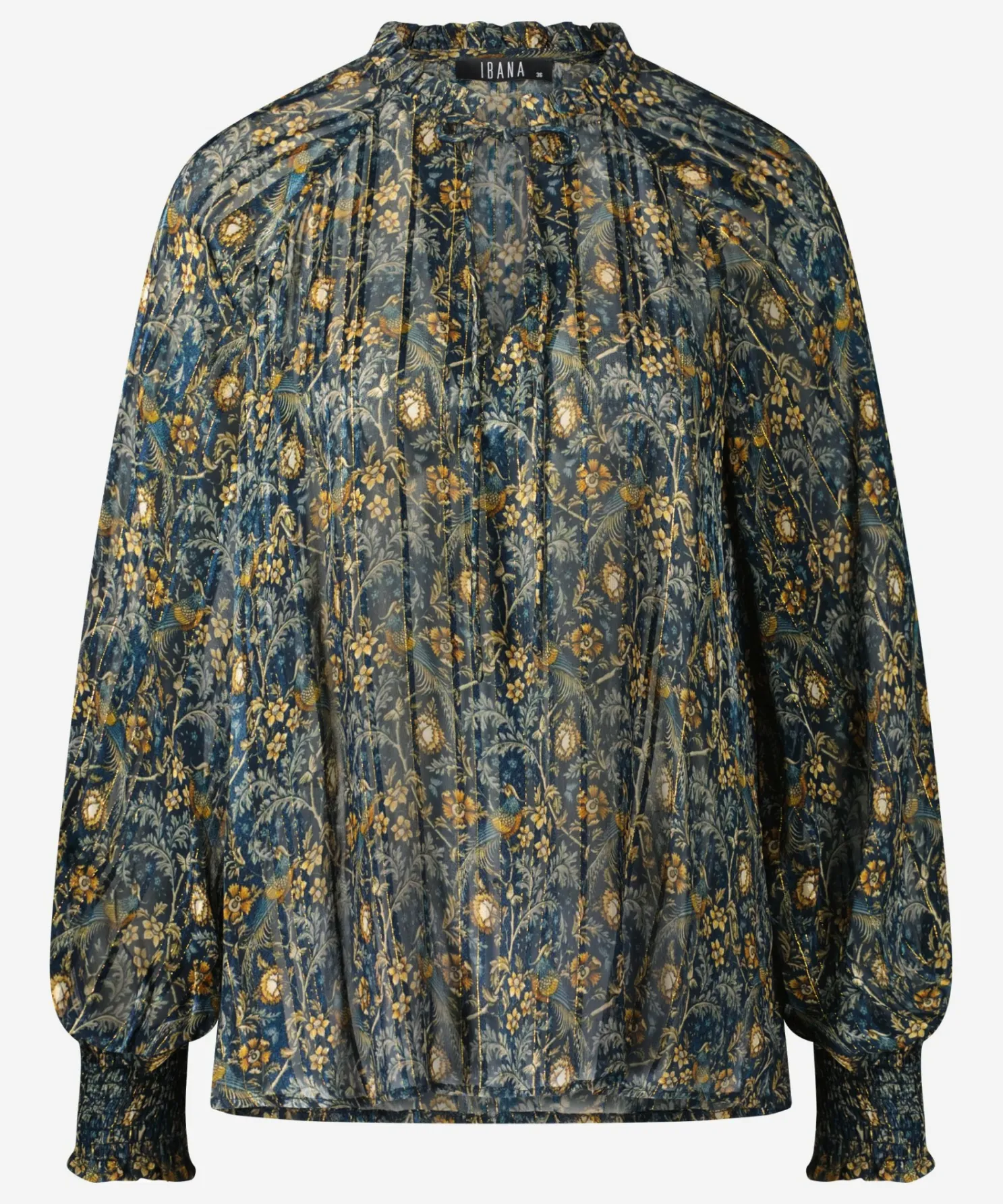 IBANA Thera Lurex Floral Birds- Non Leather