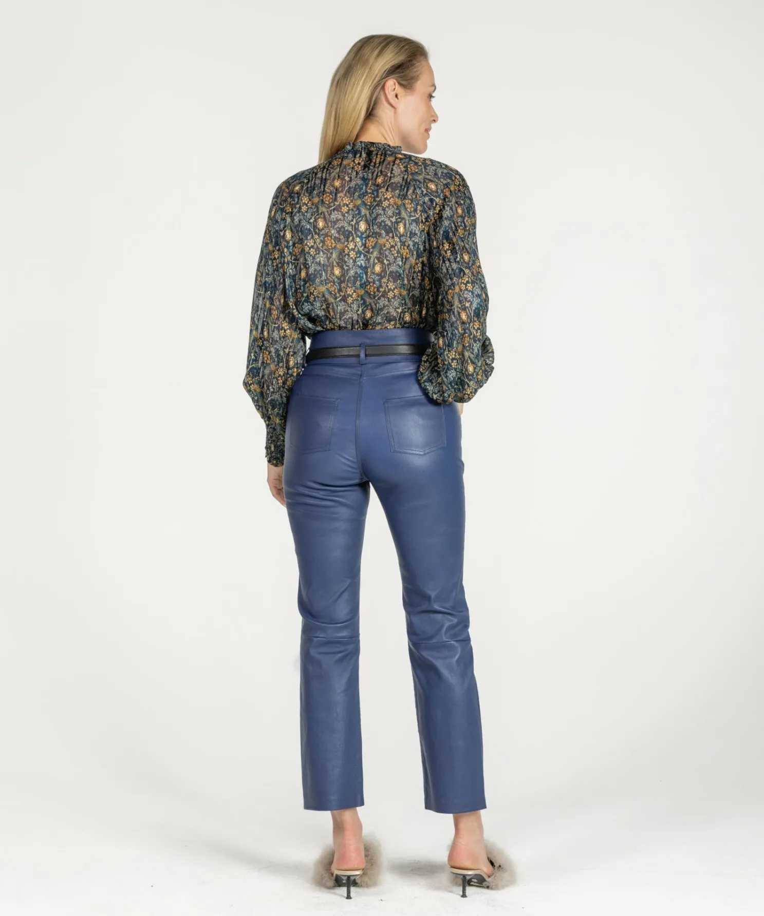 IBANA Thera Lurex Floral Birds- Non Leather