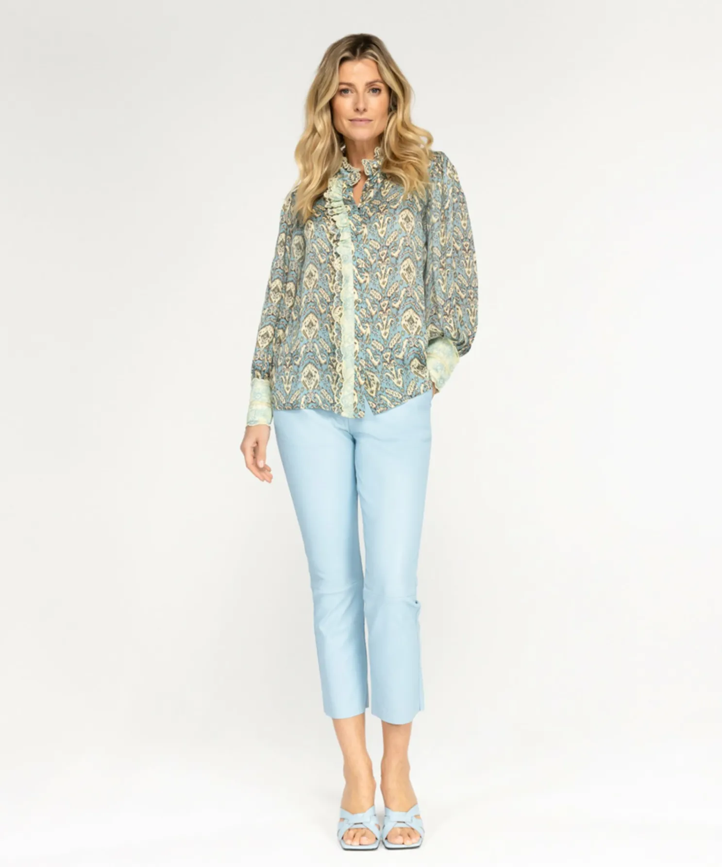 IBANA Thorne Print Floral Tiles- Blouses